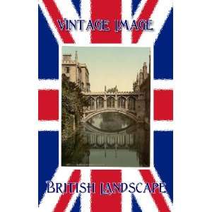   5cm x 5cm) Acrylic Keyring British Landscape Bridge of Sighs Cambridge