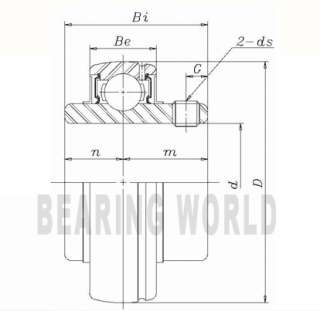 piece) 55MM Insert Bearing UC211 , UC211 55MM G  