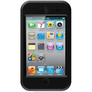 Otterbox Defender for iPod Touch 4 4G Black Case   APL2 T4GXX 20 E4OTR 