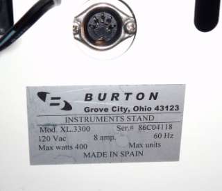 Burton XL3300 Chair and Stand Optometry Slit Stand  