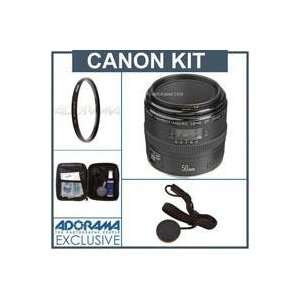 Macro AF Lens Kit, USA with Tiffen 52mm UV Filter, Lens Cap Leash 
