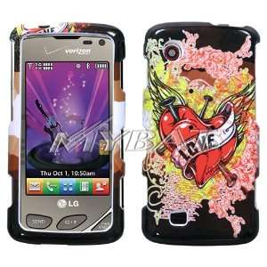   Phone Design Cover Case Love Tattoo For LG Chocolate Touch VX8575