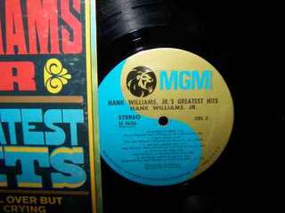 LP Record * HANK WILLIAMS JR Greatest Hits SE 4656 MGM Records  