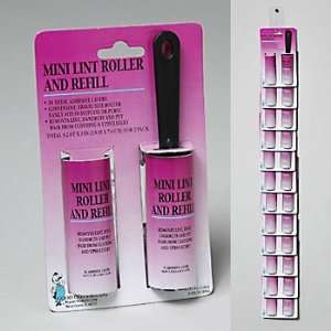  Mini Travel Lint Roller with Refill Case Pack 48 