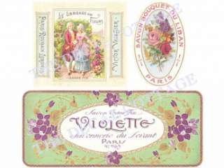 shabby* PARIS VANITY LABELS DECALS SAMPLER* french CHIC  