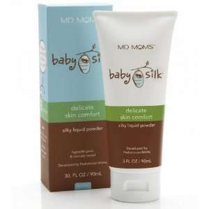   MD MOMS Baby Silk   Delicate Skin Comfort Silky Liquid Powder Beauty