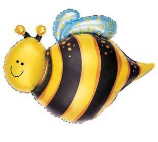 BEE PLANTER WITH METAL STAND HANDPAINTED YELLOW Ladybug  