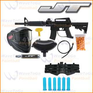 JT Tactical Paintball Marker Gun RTP Ready to Play Package with 6+1 