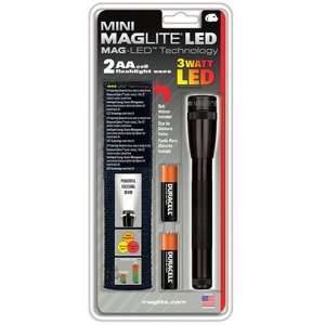  MAGLITE SP2201H 2 AA Cell Mini Flashlight with Holster 