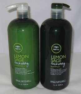 Paul Mitchell Tea Tree Lemon Sage Thickening Shampoo & Conditioner 33 