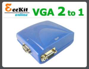 Port VGA LCD Monitor Display Switch Selector for PC  