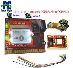 laptop Mini PCI E LPC PC PCI diagnostic test debug card  