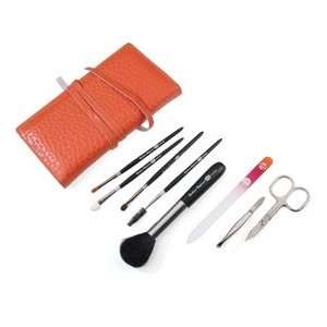  Unique 8 piece Womens Manicure set with Make up Brushes in 