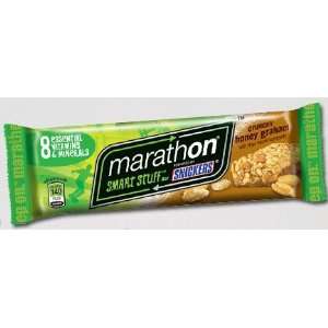 Snickers Marathon Smart Stuff Bar Crunchy Honey Graham 1.23 Ounce Bars 