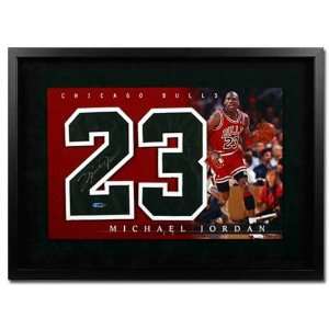  Michael Jordan Chicago Bulls Red Autographed Jersey 