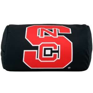   State Wolfpack Black Microbead Pillow 