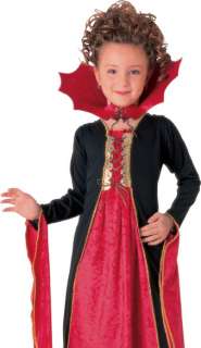 Girls Gothic Vampire Dress Kids Halloween Costume 883028102969  