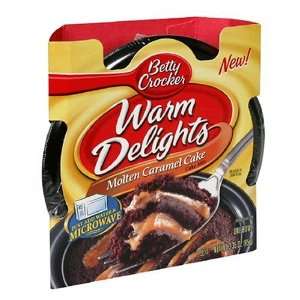 Betty Crocker Warm Delights, Molten Caramel Cake, 3.35 Ounce Bowls 