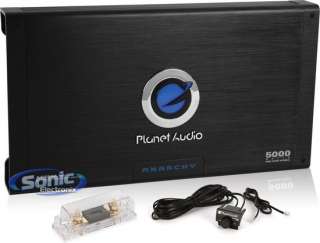 Planet Audio AC5000.1D 5000W Anarchy Class D Monoblock Power Car 