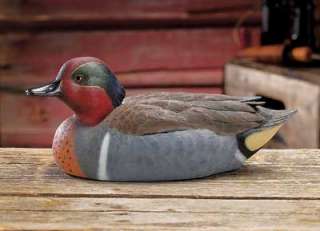 GREENWING TEAL DUCK DECOY BY PHIL GALATIS  