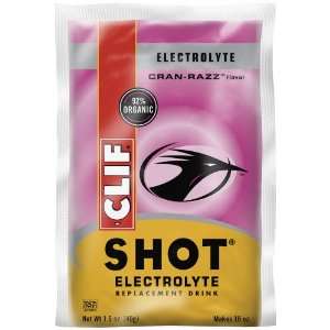  Clif Shot Electrolyte Drink Mix Cran Razz   12 Pk, 1.125 