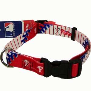   Phillies Official Logo Pet Dog Collar Sz Large