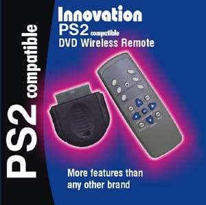 Playstation PSX PS2 DVD Wireless Remote Control New  