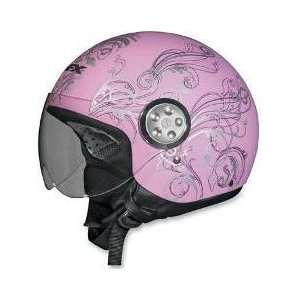  AFX FX 42 Pilot Helmet , Color Flat Pink Vine, Size XL 