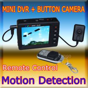MINI DVR BUTTON CAMERA Portable Pocket Video Recorder  