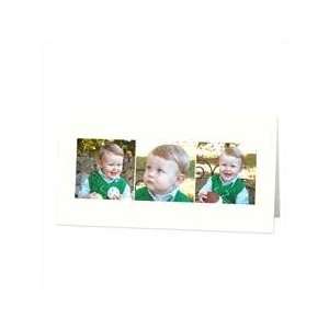    Top Fold Pearl White Multi Photo Holiday Cards