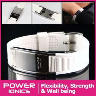 Titanium Power 2000 Ionics Bracelet Band Balance Black  