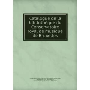   musique de Bruxelles Conservatoire royal de musique de Bruxelles