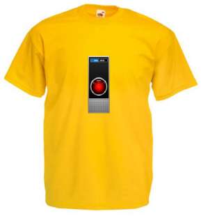 HAL 9000 T Shirt 2001 A Space Odyssey Movie Retro  