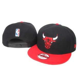  NBA Mitchell Ness Chicago Bulls Black 9Fifty Snapback Hats 
