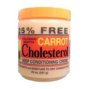 HOLLYWOOD BEAUTY Carrot Cholesterol Deep Conditioning Crème 20oz/567g
