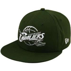 New Era Cleveland Cavaliers Green League 59FIFTY Fitted Hat  