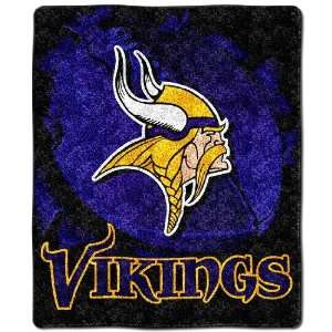  Minnesota Vikings NFL Sherpa Micro Raschel 50x60 