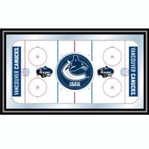  NHL Vancouver Canucks Framed Hockey Rink Mirror 