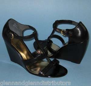 NEW COACH Trixy Leather Wedge Sandals Pumps #A3369  
