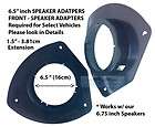 Car Speakers Front Door Adapters 6 1/2 & 6.75 (GTE6 F) (Fits 