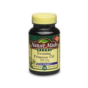  Evening Primrose Oil (500mg) With Vitamin E 180 Softgels 