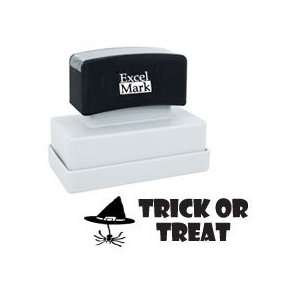  Halloween Rubber Stamp   TRICK OR TREAT