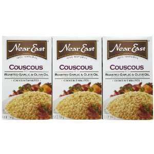 Near East Roasted Garlic & Olive Oil Couscous Mix, 5.8 oz, 3 pk