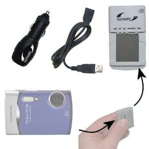 Portable External Battery Charging Kit for the Olympus Stylus 790 SW 