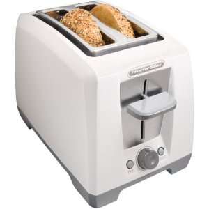 Hamilton Beach 2 SLICE COOL TOUCH TOASTER WHBAGEL & CANCELBTNS WI