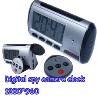 Mini Digital USB Alarm Clock Video DVR Hidden/SPY/Nanny Camera DV 1280 