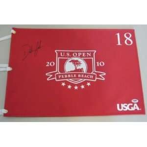   Signed 2010 Us Open Flag Psa   NFL Flags/Banners