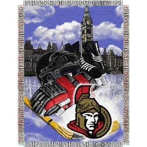  NHL Ottawa Senators Home Ice Advantage 48x60 Tapestry 