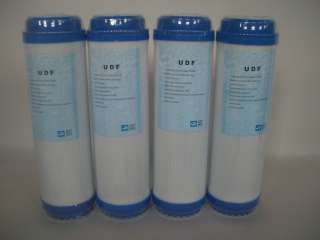 GRANULAR ACTIVATED CARBON GAC WATER FILTERS RO X 4  