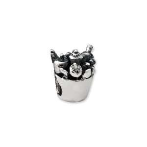   Fruit Bowl Charm in Silver for Pandora and most 3mm Bracelets Jewelry